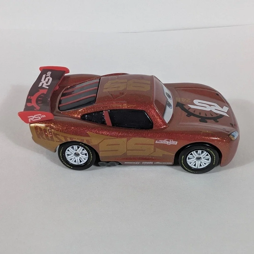Disney Pixar Cars Lightning McQueen RS 24h Diecast Metallic Copper Red 95 Car